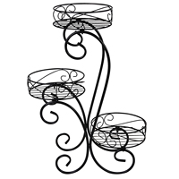 Support de pot de fleurs pliable Vertak, présentoir à plusieurs niveaux pour plantes, étagère à fleurs pour arrangements floraux décoratifs intérieurs et extérieurs