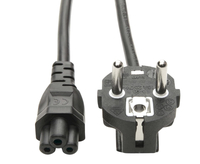 Câble d'alimentation pour ordinateur portable 16A/250V, prise Schuko CEE7/7 à 3 broches vers prise IEC C5 Mickey, rallonge de câble d'alimentation CA pour ordinateur