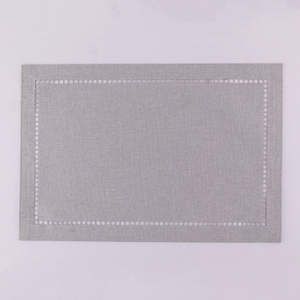 Nuovo commercio all'ingrosso poliestere fabriscis tovaglietta per il cliente colore Die taglio ricamo a buon mercato tavolo tappetino - Product Image 1