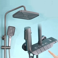 Ensemble de pommeau de douche salle de bain ensemble de mitigeur de douche en acier inoxydable salle de bain avec eau froide et chaude ensemble de douche système de salle de bain
