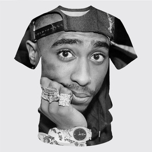 T-<span class=keywords><strong>shirt</strong></span> décontracté en tricot à motif animal imprimé en 3D pour le mois de l'histoire des Noirs, t-<span class=keywords><strong>shirt</strong></span> graphique personnalisé imprimé intégral - Product Image 6