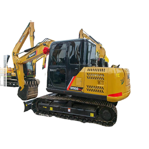 Miniexcavadora de segunda mano Komatsu SY95C SANY 95 pequeña excavadora usada de 9 toneladas para Ventas Globales de granja - Product Image 1