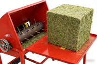 Broyeur de foin carré motorisé Hongfu, broyeur de balles de foin, broyeur de balles d'alfalfa et de paille de maïs, équipement agricole haute efficacité 75 kg