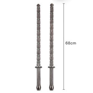 Réplica de Arma de Cosplay de <span class=keywords><strong>Black</strong></span> <span class=keywords><strong>Widow</strong></span> de <span class=keywords><strong>Marvel</strong></span>, Bastones Gemelos de Metal para Coleccionistas - Product Image 2