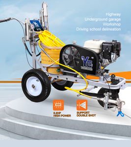 خط قياسي Striper 2 بندقية Cold Parking Lot Stripers خط معدات وسم الخط - Product Image 6