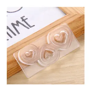 3D Del Gel Del Silicone di Cristallo Acrilico a forma di cuore Nail art fornitore Della Muffa