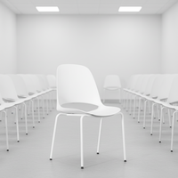 Nouvelle arrivée, chaise de bureau en maille au design moderne, chaise de réunion en plastique confortable, salle de conférence, visiteurs, empilable, cadre en fer fixe