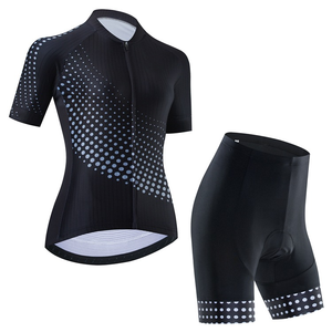 <span class=keywords><strong>Vêtements</strong></span> de <span class=keywords><strong>vélo</strong></span> de montagne pour femmes, logo personnalisé, vente directe d'usine, spandex/polyester, séchage rapide, respirant, ensembles de cyclisme - Product Image 3