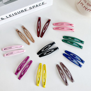 ปิ่นปักผมเคลือบสีสันสดใสสำหรับผู้หญิงเด็กผู้หญิงกิ๊บหนีบผมแบบเรียบง่าย - Product Image 6