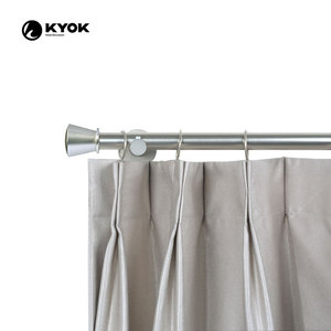 Accessori per Aste per <span class=keywords><strong>Tende</strong></span> in Nichel Opaco da 28mm, Doppi Finali con Staffa in Lega di Alluminio, <span class=keywords><strong>Tende</strong></span> per Finestre, Soggiorno di Lusso - Product Image 1