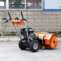 Machine à déneiger avec tête de souffleur à neige et lame à neige en option pour les chemins de parcours de golf