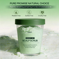 Gommage capillaire 2-en-1 Romarin Menthe, Nettoyant Exfoliant en Profondeur pour la Croissance des Cheveux, Gommage au Sel Marin pour le Cuir Chevelu, Fabricant OEM