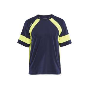 BLAKLADER - 3523103088335XL Camiseta con Hi-Vis Azul marino/Amarillo Hi-vis-EAN 7330509916681 ROPA DE TRABAJO DE LA HI-VIS - Product Image 5