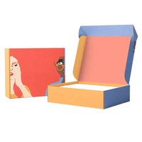 Custom Paper Packaging Box with High Quality Corrugated Cardboard and Luxury Design for Clothes Cosmetics Skincare Shipping