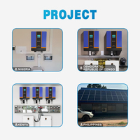Onduleur Solaire Hybride SNADI 10KW avec Système d'Énergie Solaire à Batterie au Lithium 20kWh, Système Solaire Hybride 20KW Hors Réseau