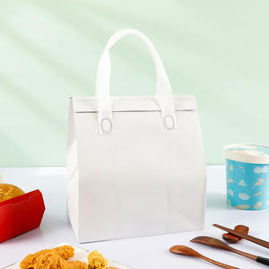 Bolsa no tejida personalizada, bolsas de mano recicladas, rosa, productos ecológicos, venta al por mayor, bolsa de compras reutilizable, logotipo personalizado - Product Image 3