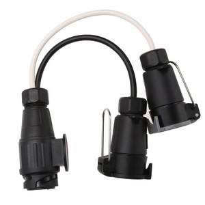 Adaptador de cable conector europeo para remolque de 13 a 7N&S EA1317, conexión de enchufe de PVC - Product Image 1
