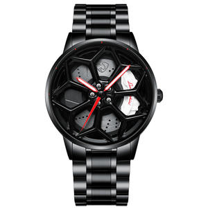 Montres pour homme SVJ originales 3D, montres étanches avec cadran rotatif, montre à quartz pour homme, sport 360 °   Montre Rotative pour Hommes Lambo - Product Image 4
