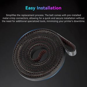 ครีลิตี้ เค 2 โปร ซี แอกซ์ ริง เบลท์แกนไฟเบอร์กลาสความแข็งแรงสูงสำหรับอุปกรณ์เสริมเครื่องพิมพ์ 3 มิติแบบแกน Z คู่ - Product Image 6