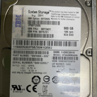 02PX587 900GB SAS 12G 10000RPM 2.5 pouces Disque dur interne pour IBM FlashSystem 5015 5035 Storwize V5000E Nouveau et inutilisé