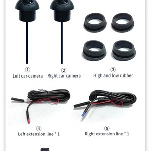 Wemaer OEM CVBS Backup Camera <b>Auto</b> <b>Electronics</b> 16.5MM Metal 170 Wide Angle Night Vision HD Safe Parking Rear View Reverse Camera - Product Image 3