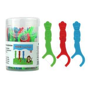 Cure-dents pour enfants en forme de singe, 36 pièces, saveur de chewing-<span class=keywords><strong>gum</strong></span> amusante pour les soins bucco-dentaires - Product Image 2