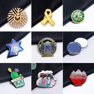 หมุดโลหะติดปกเสื้อสำหรับหมวกพร้อมป้ายการ์ดสำรองเข็มกลัดโลโก้โลหะ - Product Image 6