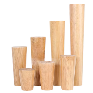 High-Quality Solid Wood Sofa Legs 4PCS/Set - <strong>Adjustable</strong> Height Heavy Duty <strong>Furniture</strong> <strong>Feet</strong> for Sofa/Couch/Bed Solid Wood Sofa Legs - Product Image 1