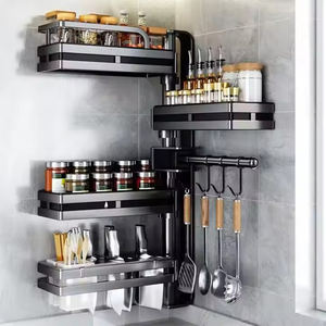 מתארחים תבלינים 180 מתארחים ארון בגדים פינת ישיבה מתלה עם ווים - Product Image 2