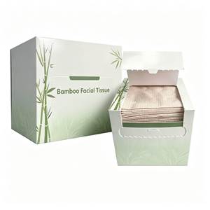 Pañuelos Faciales Suaves OEM Biodegradables para Limpieza de la Piel, Caja de Papel Desechable para el Cuidado de la Piel Sensible, Uso Doméstico, 1 Capa - Product Image 1