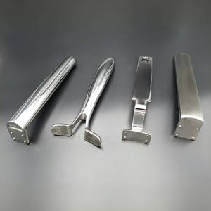 定制镜面抛光压铸锌合金烹饪锅手柄，带熔模铸造精密部件，用于握把 - Product Image 5