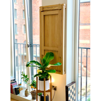 Table à manger rectangulaire moderne pliante en bois, idéale pour le salon, avec finition certifiée, pour une optimisation de l'espace (OEM)