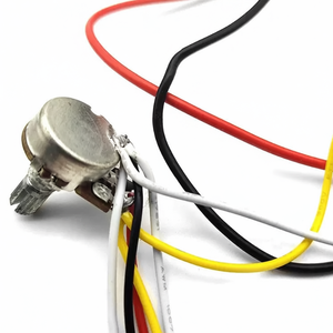 ปุ่มควบคุมโลหะ 500K สวิตช์ <span class=keywords><strong>5</strong></span> ทาง แจ็คปิ๊กอัพ <span class=keywords><strong>สาย</strong></span>ไฟกีตาร์ไฟฟ้า อะไหล่และอุปกรณ์เครื่องดนตรีประเภท<span class=keywords><strong>สาย</strong></span> - Product Image 2