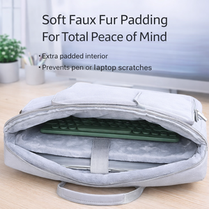 Borsa a Tracolla Impermeabile in Poliestere da 17,3 Pollici, Grande Capacità, Moderna, con Scomparti Multipli e Custodia per <span class=keywords><strong>Laptop</strong></span> - Product Image 4