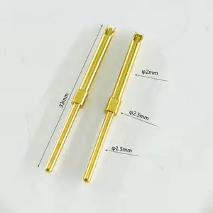 machining services Solid copper needle wire connector Waterproof welding wire wire connector gold plated pins
