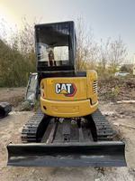 Mini-excavatrice sur chenilles Caterpillar 303.5e d'occasion à bas prix avec moteur et pompe diesel