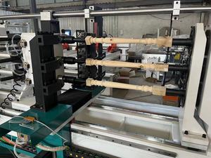 Quá trình 3 cái tại một thời gian tự động CNC máy tiện gỗ CA-1516 3 trục 6 lưỡi máy tiện gỗ với giá thấp - Product Image 3