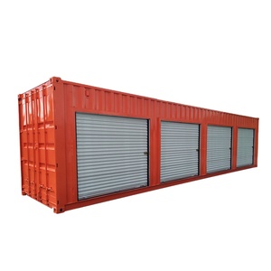 40ft Container with Roller Shutter Sides Door Opening 20ft and 40 feet Length 40ft Portable Self Storage Shipping Container