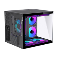 Boîtier PC Gaming Lovingcool Nouveau Design Matx, Boîtier d'Ordinateur Mid-Tower, Fabricant de Boîtiers CPU Gaming