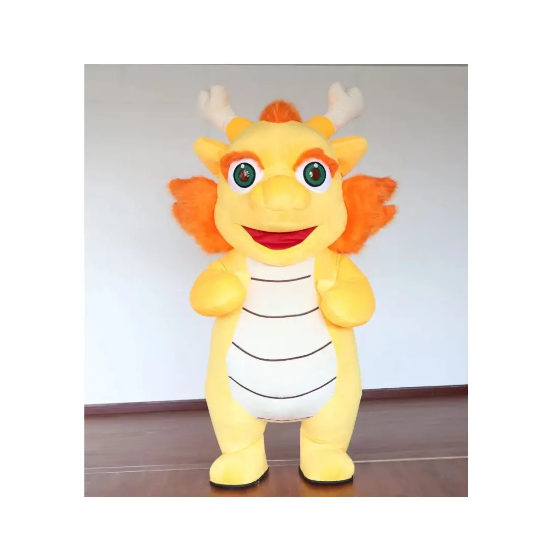 Cute Dancing Costume Inflatable Chinese Dragon Mascot Costume For New Year