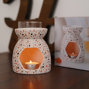 Romantic Export Colorful Original Customized Packaging Mosaic Ceramic Aromatherapy Candle Holder Warm Essential <strong>Diffuser</strong> Incense - Product Image 6