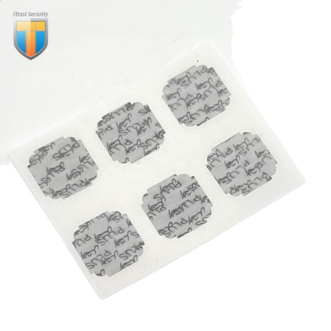 3D micra-nano sticker