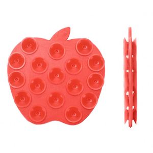 Soporte de Teléfono con Succión de Doble Cara y Almohadilla Adhesiva para Espejo, Base de Silicona con Forma de Manzana - Product Image 5