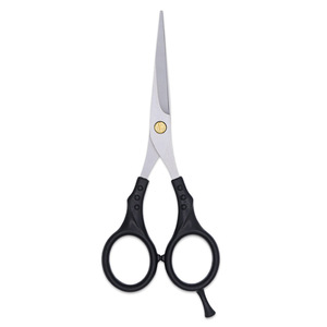 Professional Hairdressing Scissors <b>Titanium</b> Bonded Blade Medium Handle Flat Shear For Precision Haircut - Product Image 4