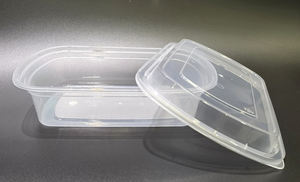 Durable Rectangular Plastic Food Storage <b>Container</b> with Clear Locking Lid Ideal for Leftovers and Prep - Product Image 6