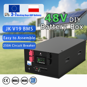 กล่องแบตเตอรี่แบบโมดูลาร์ Poland Stock JK 19 BMS 48V 16S DIY สำหรับแบตเตอรี่ LiFePO4 51.2V ระบบจัดเก็บพลังงานแสงอาทิตย์แบบยั่งยืน - Product Image 1