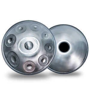 Alat genggam perak baja tahan karat D Kurd 9-Note Drum tangan Air perak Cloud - Product Image 2