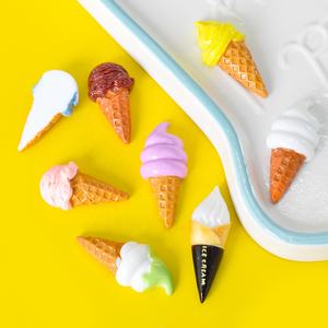 Cabujones de Resina con Forma de Helado, Adorables y en Oferta, para Decoración de Teléfonos, Manualidades, DIY, Accesorios para Scrapbooking - Product Image 5