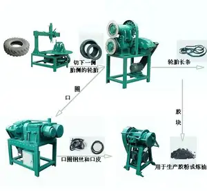 Ring Cutting Machine Tyre Strip Cutter Tyre Block Cutter Tire Cutting Machine