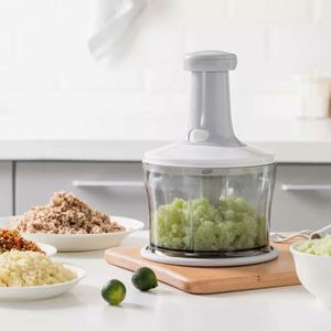 Hot Sale Stainless Steel Hand Held Salad Fruit Processor Multifunctional Manual <b>Vegetable</b> <b>Chopper</b> <b>for</b> Kitchen - Product Image 2
